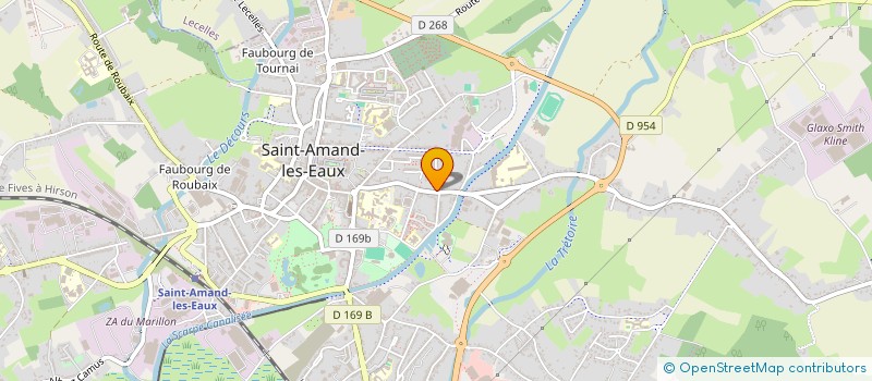localisation de l'entreprise SOC ETUDES & REALISATIONS AMANDINOISES à SAINT-AMAND-LES-EAUX