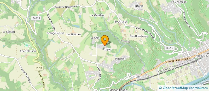 localisation de l'entreprise SOC ETUDES & REALISATIONS RHONE ALPES  TUPIN-ET-SEMONS