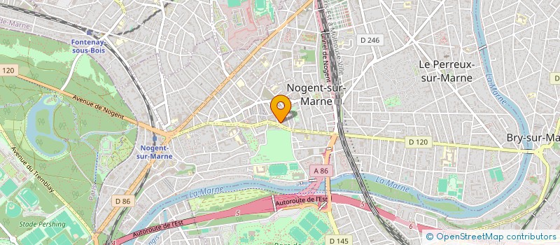 localisation de l'entreprise SOC ETUDES TRAVAIL ASSISTES ORDINATEUR  NOGENT-SUR-MARNE