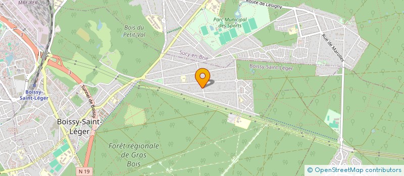localisation de l'entreprise SOC EUR CONCEPTION REALISATION IMMOBILIE à BOISSY-SAINT-LEGER