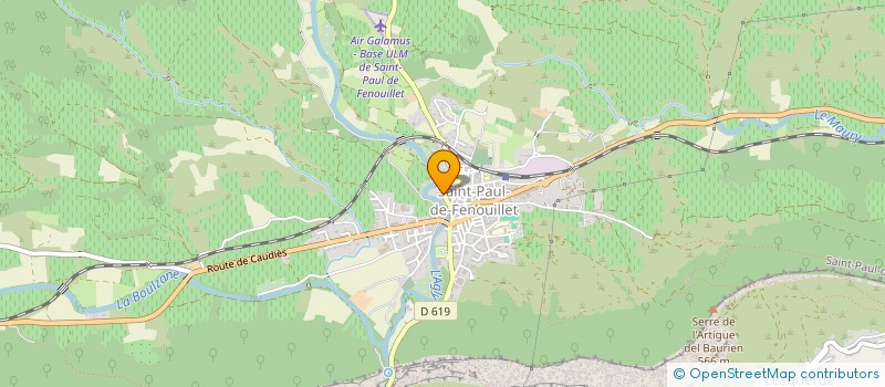 localisation de l'entreprise SOC EUR D IMAGERIE NUMERIQUE  SAINT-PAUL-DE-FENOUILLET