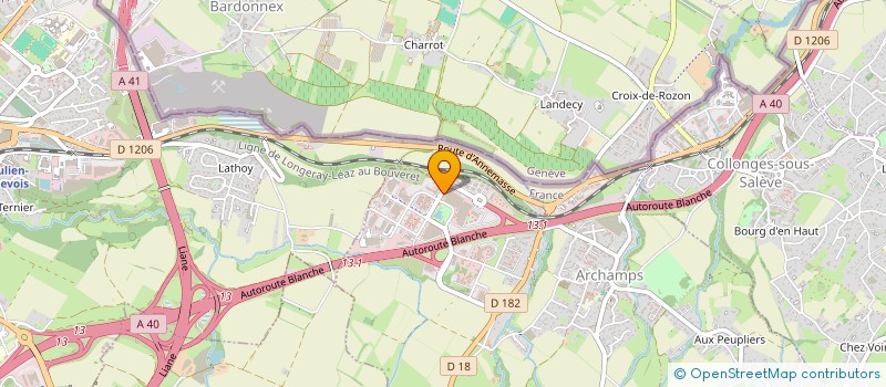 localisation de l'entreprise SOC EUR DE PATRIMOINE ET TRANSACTION  ARCHAMPS