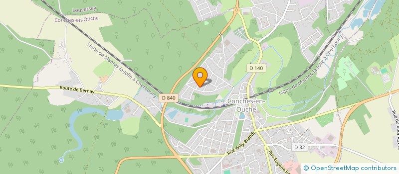 localisation de l'entreprise SOC EUR DIFFUS INT PRODUIT AMERICAIN...  CONCHES-EN-OUCHE