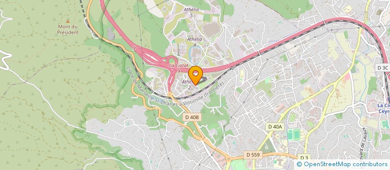 localisation de l'entreprise SOC EUR INDUST TELECOMMUNICATION ELEC à LA CIOTAT