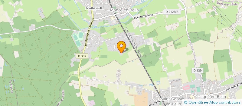 localisation de l'entreprise SOC EURO CARAVANES  GUECELARD