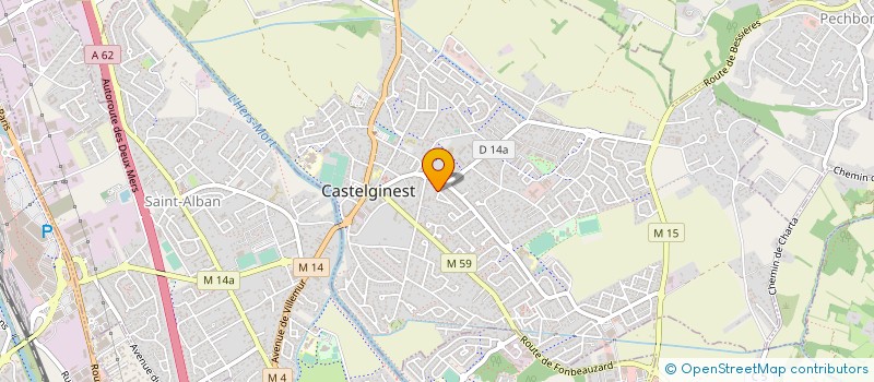localisation de l'entreprise SOC EURO FRAIS à CASTELGINEST