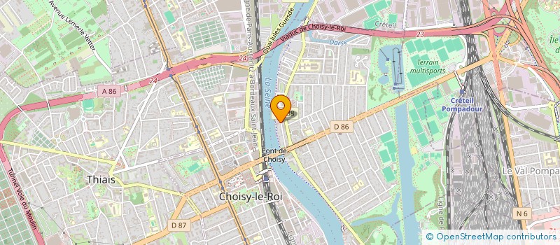 localisation de l'entreprise SOC EUROP DIFFUS REPRES ORGANI PROMOTION  CHOISY-LE-ROI