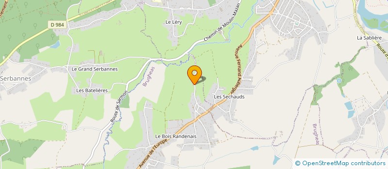 localisation de l'entreprise SOC EUROP'ECRINS  BELLERIVE-SUR-ALLIER