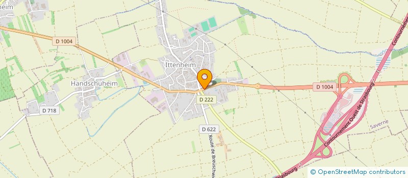 localisation de l'entreprise SOC EUROP ETANCHEITE ET DE BARDAGE à ITTENHEIM