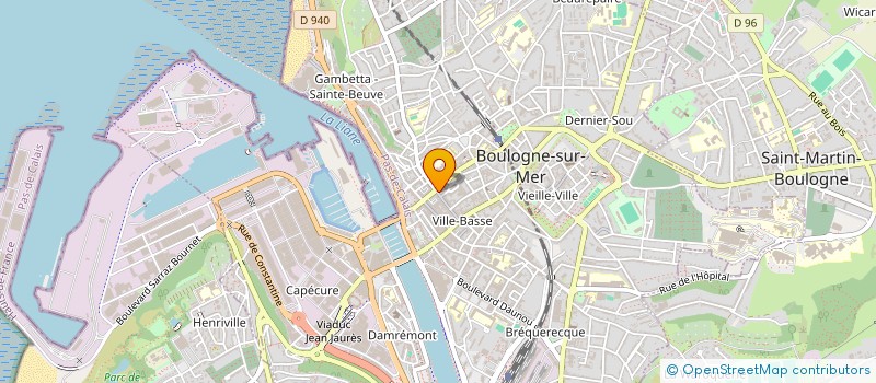 localisation de l'entreprise SOC EUROP ETUDES RECHERCHES CONSTRUCTION à BOULOGNE-SUR-MER