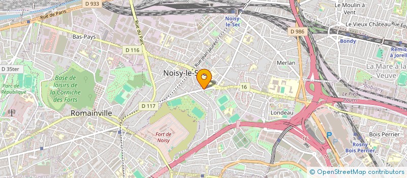 localisation de l'entreprise SOC EUROP GESTION PROMOTION IMMOBILIERE à NOISY-LE-SEC