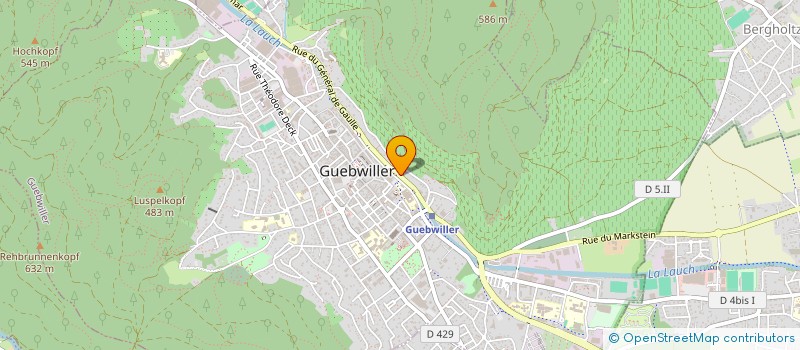 localisation de l'entreprise SOC EUROP MAINTENANCE REPRESENT INDUSTRI  GUEBWILLER