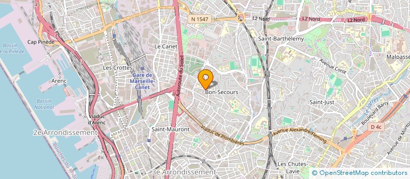 localisation de l'entreprise SOC EUROP PUBLICITE IMPLANTAT COMMERCIAL à MARSEILLE