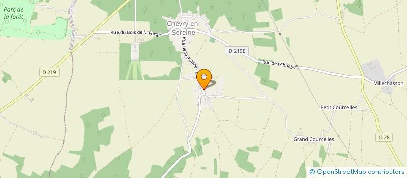 localisation de l'entreprise SOC EUROP RECUP AFFINAGE DES METAUX à CHEVRY-EN-SEREINE