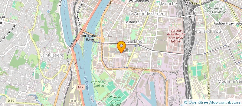 localisation de l'entreprise SOC EUROP TUYAUTERIE INDUST & LEVAGE à LYON