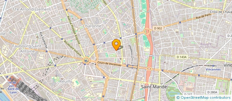 localisation de l'entreprise SOC EUROPEE INTERPROF NEGOCE EQUIPEMENT à PARIS
