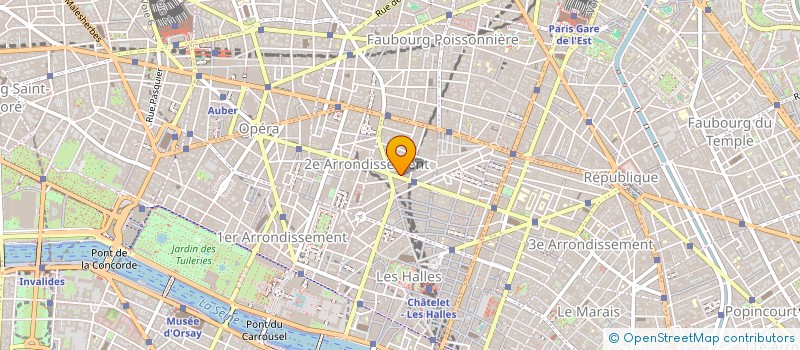 localisation de l'entreprise SOC EUROPEEN INVESTISS ET COMMUNICATION à PARIS