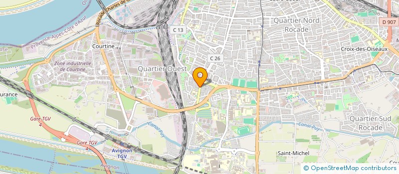localisation de l'entreprise SOC EUROPEENE TRAVAUX PUBLICS à AVIGNON