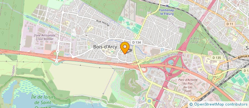 localisation de l'entreprise SOC EUROPEENNE APPROVISIONNEMENT  BOIS-D'ARCY