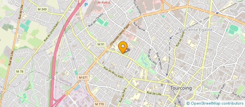 localisation de l'entreprise SOC EUROPEENNE DE BROCHAGE INDUSTRIEL à TOURCOING