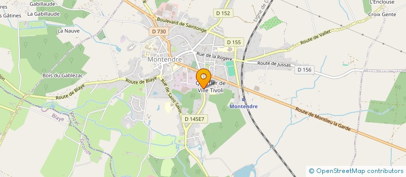 localisation de l'entreprise SOC EUROPEENNE DE COMMERCE  MONTENDRE