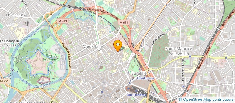 localisation de l'entreprise SOC EUROPEENNE DE DIFFUSION AUTOMOBILE à LILLE