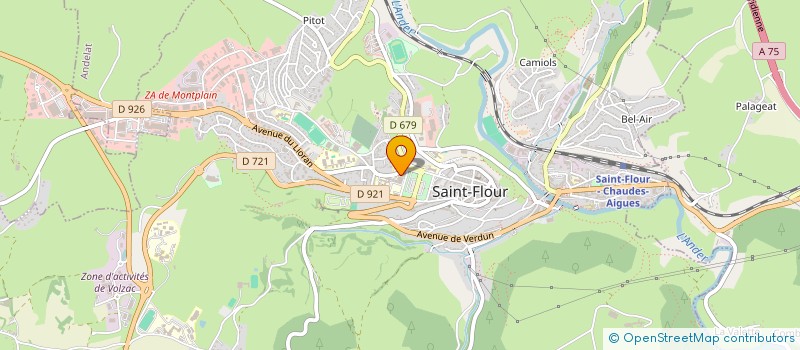 localisation de l'entreprise SOC EUROPEENNE DE DIFFUSION ET D'ETUDES à SAINT-FLOUR