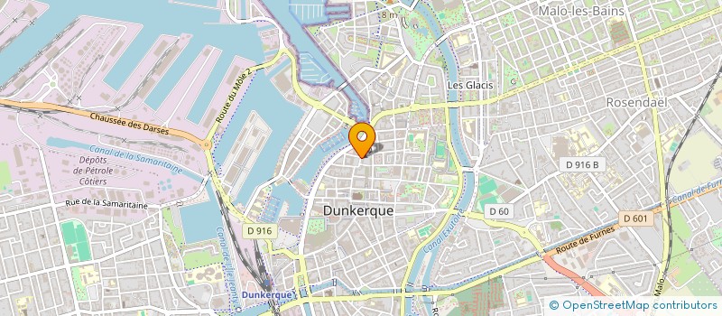localisation de l'entreprise SOC EUROPEENNE DE LOISIRS ET GASTRONOMIE à DUNKERQUE