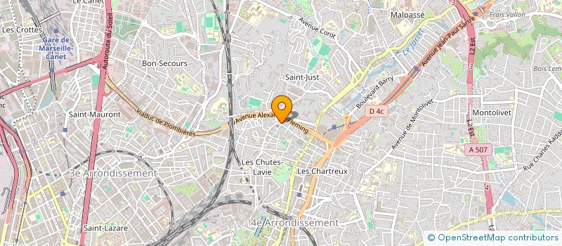 localisation de l'entreprise SOC EUROPEENNE DE NETTOYAGE à MARSEILLE