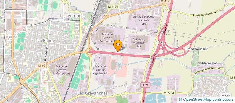 localisation de l'entreprise SOC EUROPEENNE DE PNEUMATIQUES à CLERMONT-FERRAND