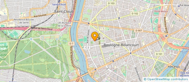localisation de l'entreprise SOC EUROPEENNE DE PRESSE ET D'EDITION  BOULOGNE-BILLANCOURT