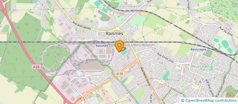 localisation de l'entreprise SOC EUROPEENNE DE PRODUITS INDUSTRIELS à RAISMES