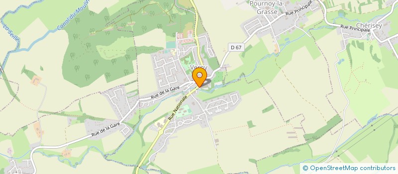 localisation de l'entreprise SOC EUROPEENNE DE PROTECTION INCENDIE  VERNY