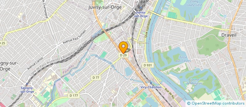 localisation de l'entreprise SOC EUROPEENNE DE RESTAURATION ITALIENNE  VIRY-CHATILLON