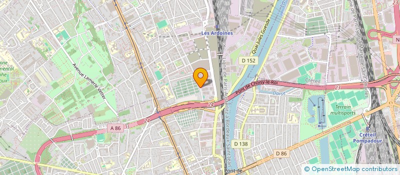 localisation de l'entreprise SOC EUROPEENNE DE SERVICES ET NEGOCE à VITRY-SUR-SEINE