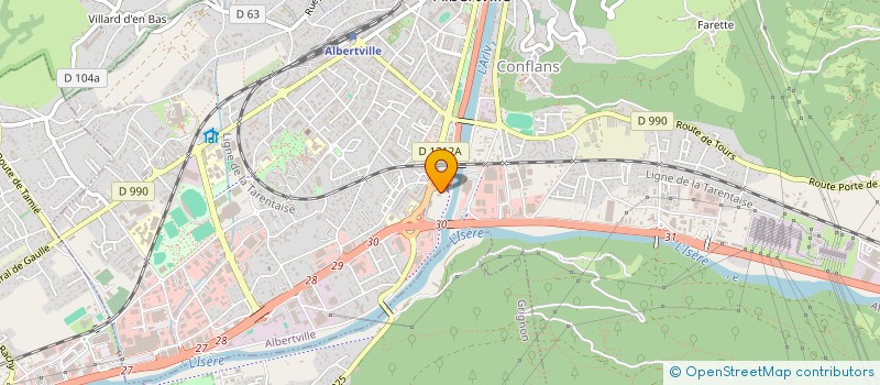 localisation de l'entreprise SOC EUROPEENNE DES FOIRES EXPOSITIONS à ALBERTVILLE