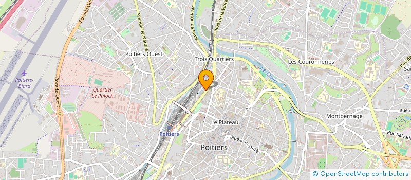 localisation de l'entreprise SOC EUROPEENNE DES TEXTILES à POITIERS