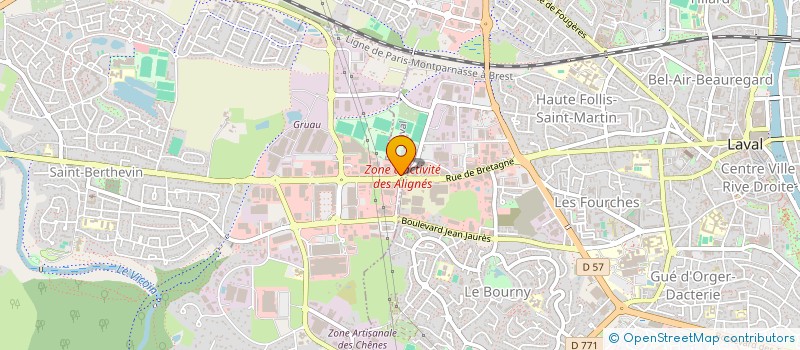 localisation de l'entreprise SOC EUROPEENNE DIFFUSION ELECTROMENAGER  SAINT-BERTHEVIN