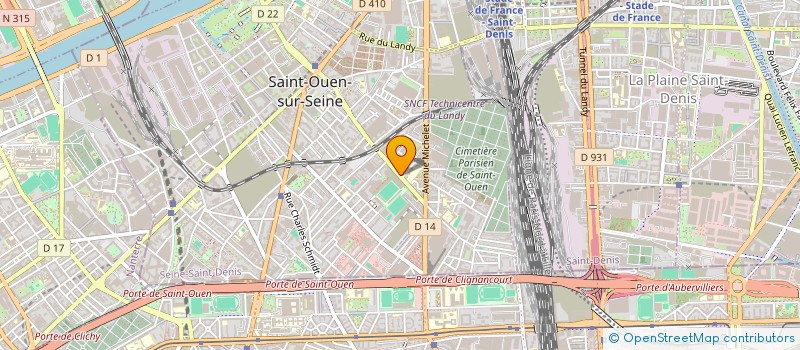 localisation de l'entreprise SOC EUROPEENNE DISTRIBUTION INTERNATIONA à SAINT-OUEN-SUR-SEINE