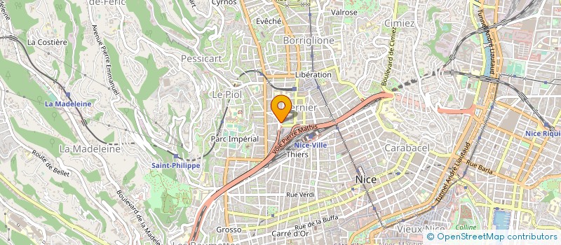 localisation de l'entreprise SOC EUROPEENNE NEGOCE COMMERCE  NICE