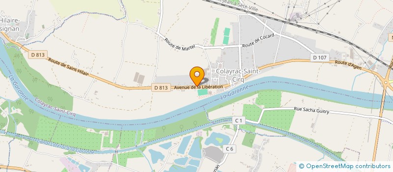 localisation de l'entreprise SOC EUROPEENNE NEGOCE ET DIFFUSION à COLAYRAC-SAINT-CIRQ