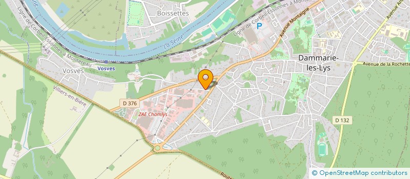 localisation de l'entreprise SOC EUROPEENNE PRIVEE DE SECURITE à DAMMARIE-LES-LYS