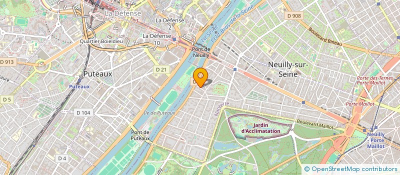 localisation de l'entreprise SOC EUROPEENNE REPRESENTATION & CONSEIL à NEUILLY-SUR-SEINE