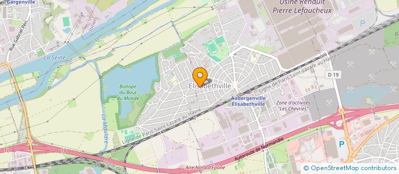 localisation de l'entreprise SOC EUROPEENNE SONORISATION  AUBERGENVILLE