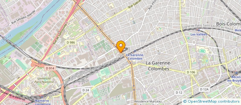 localisation de l'entreprise SOC EUROPEENNE TRANSACTION INFORMATIQUE à COLOMBES