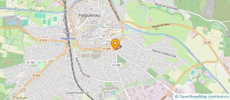 localisation de l'entreprise SOC EUROPEENNE TRANSPORTS DEMENAGEMENTS  HAGUENAU