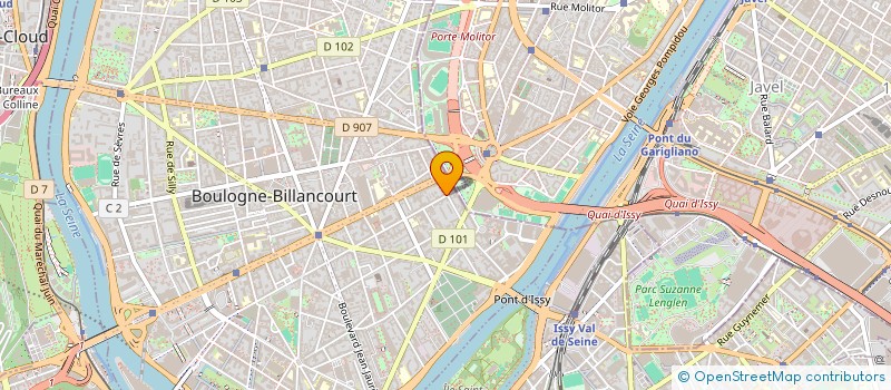 localisation de l'entreprise SOC EUROPEENNE VENTE PAR CORRESPONDANCE à BOULOGNE-BILLANCOURT
