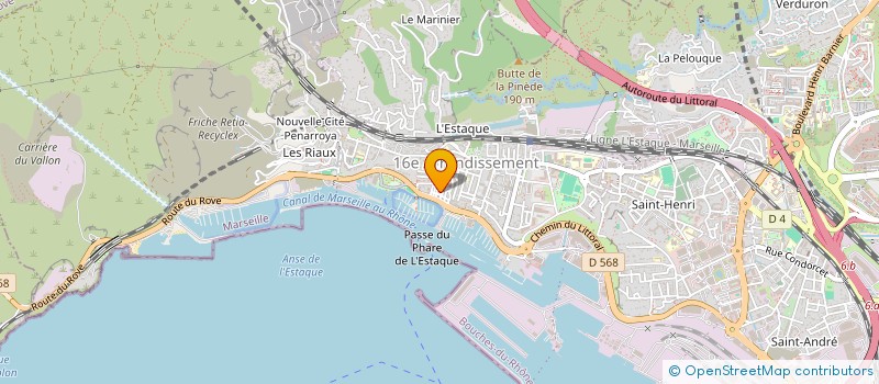localisation de l'entreprise SOC EUROPENNE TRANSPORT LOGISTIQUE à MARSEILLE 16EME