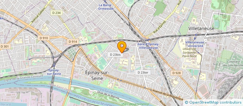 localisation de l'entreprise SOC EXC LIBER CHIRUR DENTAIRE ANADENT à EPINAY-SUR-SEINE
