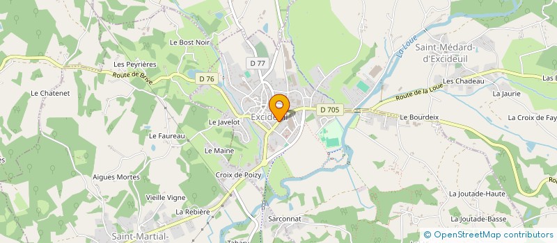 localisation de l'entreprise SOC EXCIDEUIL PRESSE à EXCIDEUIL